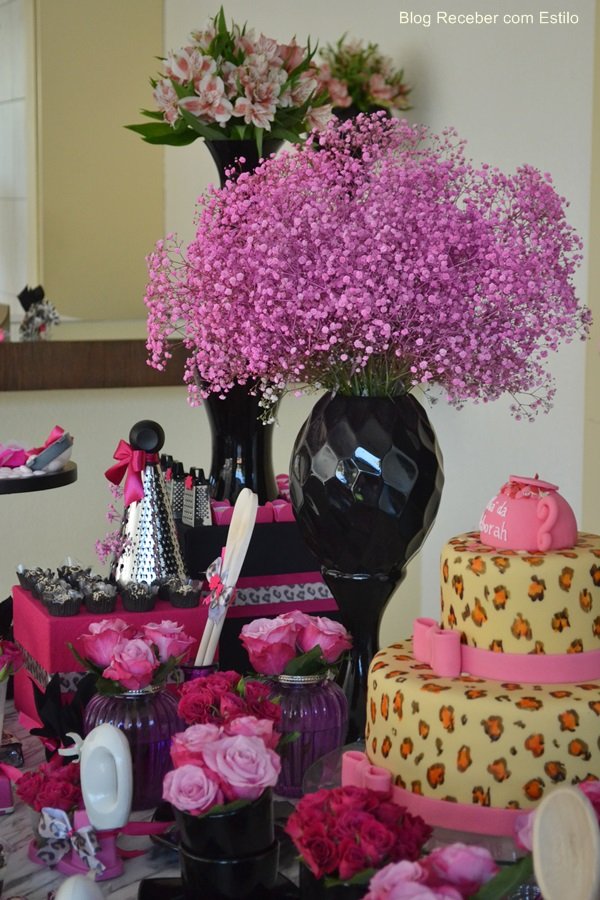 Chá de Panela da Deby – Pink com Oncinha