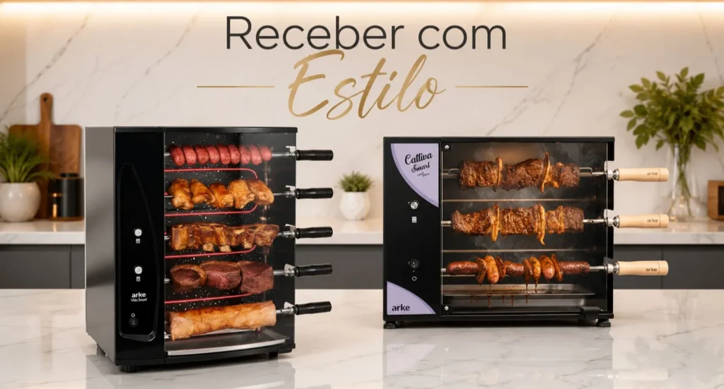 Churrasqueira Elétrica Rotativa